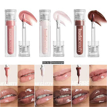 Load image into Gallery viewer, Huda beauty Icy Nude FAUX FILLER Lip Gloss