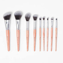 Load image into Gallery viewer, BH Cosmetics Rose Quartz 9 Piece Brush set