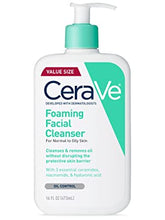 Load image into Gallery viewer, CeraVe Foaming Cleanser for Normal to Oily Skin