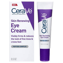 Load image into Gallery viewer, CeraVe Skin Renewing Peptide Eye Cream for Wrinkles and Dark Circles - 0.5 fl oz