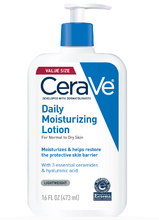 Load image into Gallery viewer, CeraVe Daily Moisturizing Lotion for Normal to Dry Skin