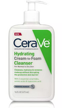 Load image into Gallery viewer, CeraVe Hydrating Cream-to-Foam Cleanser
