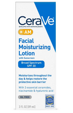 Load image into Gallery viewer, CeraVe AM Moisturizing Lotion with SPF 30 - 89ml