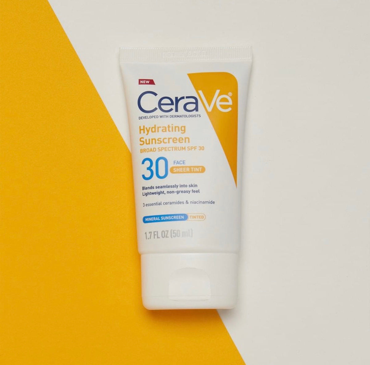 Cerave hydrating deals sunscreen sheer tint