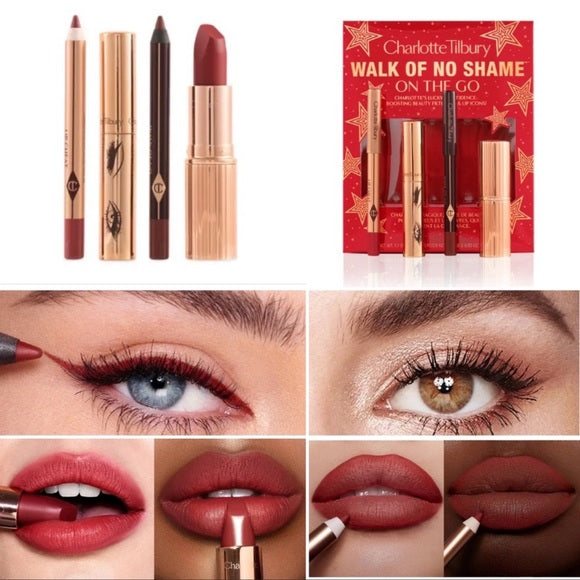 Charlotte Tilbury - Walk Of No Shame On The Go: Red Makeup Gift Set