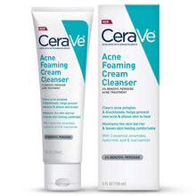 Load image into Gallery viewer, CeraVe Acne Foaming Cream Cleanser - 150ml
