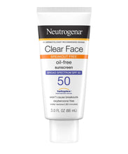 Load image into Gallery viewer, Neutrogena Clear Face Break-Out Free Liquid Lotion Sunscreen Broad Spectrum SPF 50 - 88ml
