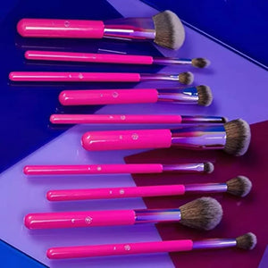 BH Cosmetics Midnight Festival 10 Piece Brush Set - Pink