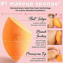 Load image into Gallery viewer, Real Techniques Miracle Complexion Beauty Sponge Makeup Blender, Set of 4
