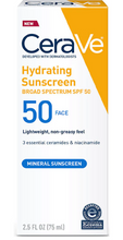 Load image into Gallery viewer, CeraVe Hydrating Sunscreen SPF50 - 75ml
