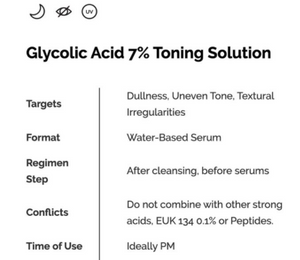 The Ordinary Glycolic Acid 7% Toning Solution - 240ml